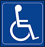 Disabled logo sign